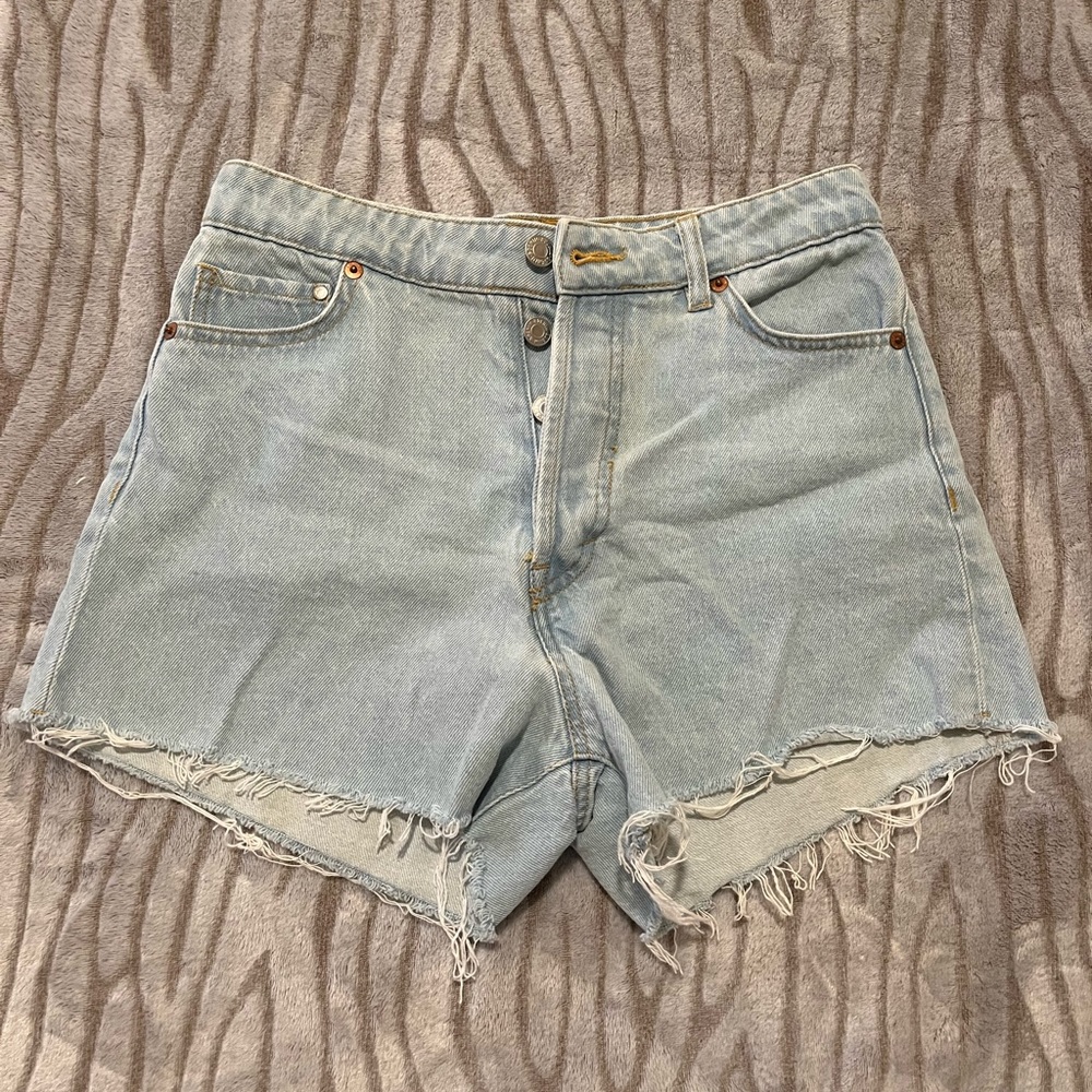 H&M High Waist Vintage Denim Shorts